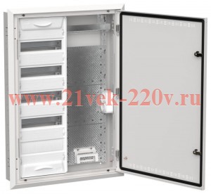 Щит мультимедийный комбинированный встраиваемый ИЭК TITAN 5 ЩРв-60 (2х60) 880х625х130мм IP30 белый TI5-51-V-2X060-30