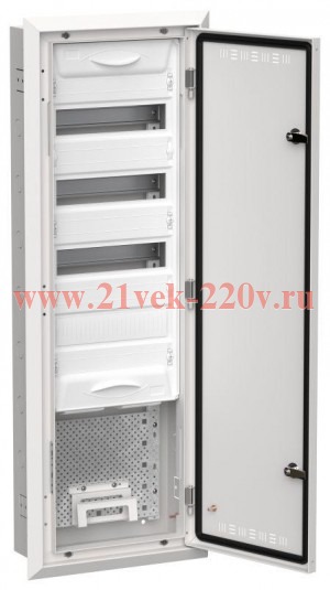 Щит мультимедийный комбинированный встраиваемый ИЭК TITAN 5 ЩРв-48 (1х72) 1005х365х130мм IP30 белый TI5-51-V-1X072-30