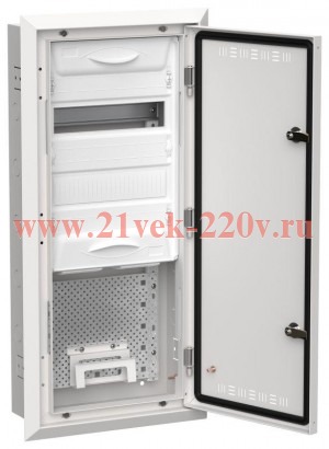 Щит мультимедийный комбинированный встраиваемый ИЭК TITAN 5 ЩРв-24 (1х48) 755х365х130мм IP30 белый TI5-51-V-1X048-30