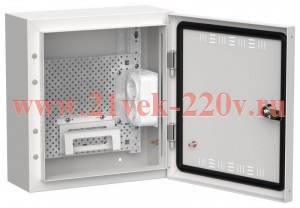 Щит мультимедийный накладной ИЭК TITAN 5 ЩРн-12 (1х12) 335х310х140мм IP30 белый TI5-51-N-012-30