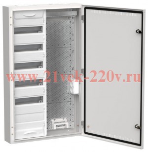 Щит мультимедийный комбинированный накладной ИЭК TITAN 5 ЩРн-72 (2х72) 960х570х140мм IP30 белый TI5-51-N-2X072-30