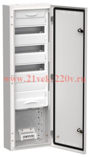 Щит мультимедийный комбинированный накладной ИЭК TITAN 5 ЩРн-48 (1х72) 960х310х140мм IP30 белый TI5-51-N-1X072-30