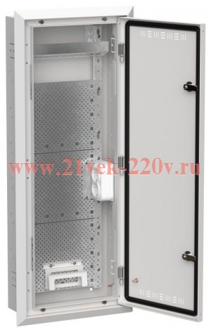 Щит мультимедийный скрытого монтажа ИЭК TITAN 5 ЩРв-60 (1х60) 880х365х130мм IP30 белый TI5-51-V-060-30