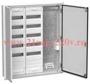 Щит мультимедийный комбинированный встраиваемый ИЭК TITAN 5 ЩРв-144 (3х72) 1005х885х130мм IP30 белый TI5-51-V-3X072-30