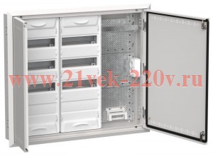 Щит мультимедийный комбинированный встраиваемый ИЭК TITAN 5 ЩРв-96 (3х48) 755х885х130мм IP30 белый TI5-51-V-3X048-30