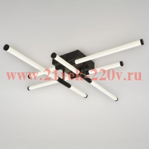 Светильник потолочный светодиодный ЭРА Модерн Fliss CLL-1 72W 3K-6K RC BK с ду черный