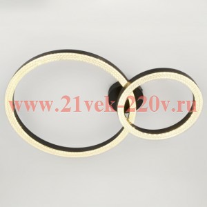 Светильник потолочный светодиодный ЭРА Модерн Bloom CLL-1-78W 3K-6K RC BK с ДУ черный