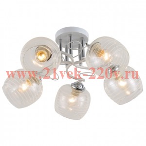 Люстра Rivoli Estefany 9131-305 5 х Е27 40 Вт модерн