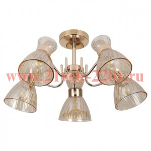 Люстра Rivoli Victoria 9183-305 5хЕ27 60 Вт модерн