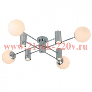 Люстра Rivoli Tanya 3164-304 4 * Е27 40 Вт + 4 * Gu10 7 Вт модерн