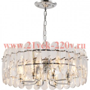 Люстра Rivoli Jade 1045-308 8 х Е14 40 Вт хрусталь