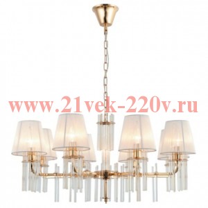 Люстра Rivoli Lilith 1039-308 8 х Е14 40 Вт хрусталь