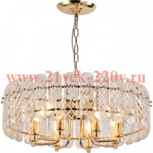 Люстра Rivoli Sylvia 1049-308 8 х Е14 40 Вт хрусталь