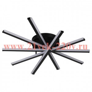 Светильник потолочный светодиодный Rivoli Aurora 6181-201 LED 110 Вт 3000-6000К чёрный с пультом