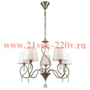 Люстра Rivoli Beatrix 2067-305 5 х Е14 40 Вт классика