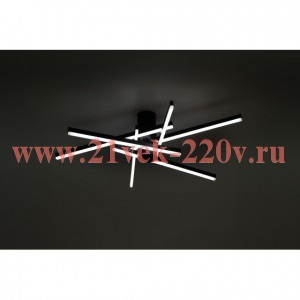 Светильник потолочный светодиодный Rivoli Violet 6180-201 LED 90Вт 3000-6000К чёрный с пультом