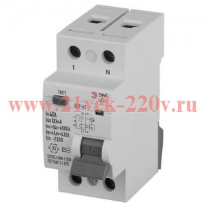 Выключатель дифференциального тока (УЗО) 2п 40А 100мА тип S ВД1-63 PRO электромеханич. VD2EM40S100 Э