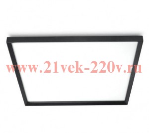 Светильник светодиодный SPO-14-38-6K-BL 38Вт 6500К 3600лм IP40 588х588 матов. черн. грильято Эра Б00