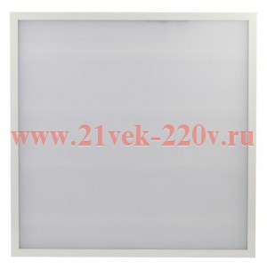 Светильник светодиодный SPO-6-72-4K-M 72Вт 4000К 6500Лм IP40 595х595х19 матов. с проводом Эра Б00613