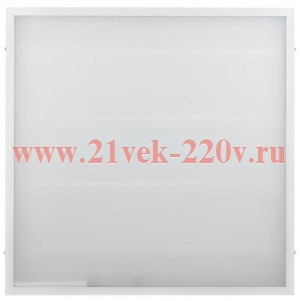 Светильник светодиодный SPO-6-36-6K-M-A2 36Вт 6500K 3200Лм 595х595х19 аварийный с выводом к БАП мато