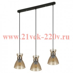 Светильник подвесной (подвес) Rivoli Iris 9186-203 3хЕ27 60 Вт модерн