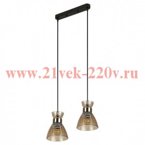 Светильник подвесной (подвес) Rivoli Iris 9186-302 2хЕ27 60 Вт модерн