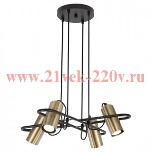 Светильник подвесной (подвес) Rivoli Elfriede 3101-304 4 * GU10 25 Вт модерн потолочный