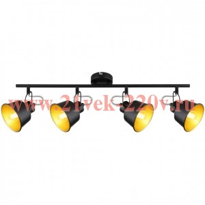 Светильник настенно-потолочный спот Rivoli Evelyn 7064-704 4 х Е14 40 Вт поворотный