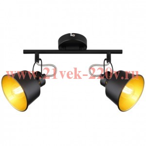 Светильник настенно-потолочный спот Rivoli Evelyn 7064-702 2 х Е14 40 Вт поворотный