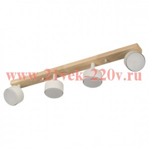 Светильник настенно-потолочный спот Rivoli Vivian 7078-704 4хGX53 15 Вт поворотный