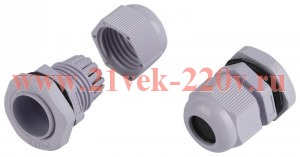 Ввод кабельный (сальник) PG 13.5 (d отв. 21мм / d провод.6-12мм) IP54 (уп.20шт) ЭРА Б0065191