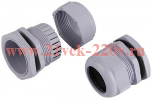 Ввод кабельный (сальник) PG 48 (d отв. 59мм / d провод.37-44мм) IP54 (уп.5шт) ЭРА Б0065156