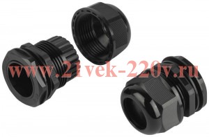 Ввод кабельный (сальник) MG 40 (d отв. 40мм / d провод.24-32мм) IP68 (уп.10шт) ЭРА Б0065180