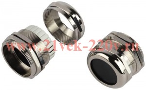 Ввод кабельный (сальник) латунный PGM 48 (d отв. 60мм / d провод.37-44мм) IP68 (уп.2шт) ЭРА Б0065214