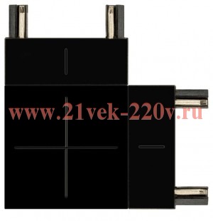 Коннектор TRM-S5-CC BK угловой для тонкого магнитного шинопровода черн. Эра Б0059030