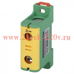 Клемма силовая вводная КСВ NO-224-130 (KE62.3) 16-95кв.мм PE желт./зел. Эра Б0065606
