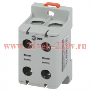 Клемма силовая вводная двойн. КСВ NO-224-140 (KE67) 16-95кв.мм L сер. Эра Б0065605