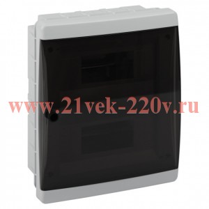 Корпус пластиковый встраиваемый COMFORT ЩРВ-П-18 IP40 прозр. крышка бел. Эра Б0067251