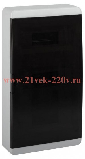 Корпус пластиковый навесной COMFORT ЩРН-П-36 IP41 прозр. крышка бел. Эра Б0067248