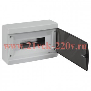 Корпус пластиковый навесной COMFORT ЩРН-П-12 IP41 прозр. крышка бел. Эра Б0067233