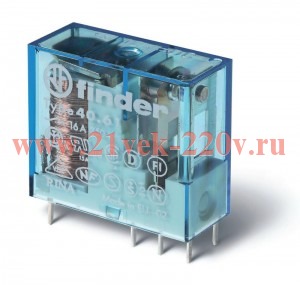 Миниатюрное реле Finder 1CO 16A AgCdO 230В AC 406182300000