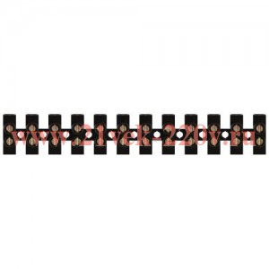 Зажим винтовой изолированный ЗВИ-нг 30А 2.5-16кв.мм 12 пар черн. NO-225-515 Эра Б0068007