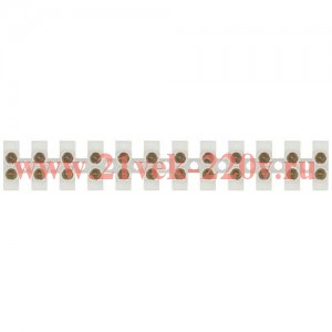 Зажим винтовой изолированный ЗВИ-нг 20А 2.5-14кв.мм 12 пар бел. NO-225-504 Эра Б0068076