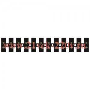 Зажим винтовой изолированный ЗВИ-нг 6А 1.0-6.0кв.мм 12 пар черн. NO-225-511 Эра Б0068062