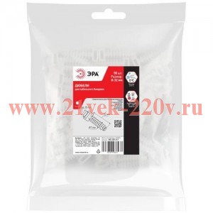 Дюбель для кабельного бандажа 8-32мм бел. NO-225-217 (уп.50шт) Эра Б0066343