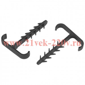 Дюбель хомут Т-образ. 6-12 черн. NO-225-226 (уп.10шт) Эра Б0066339