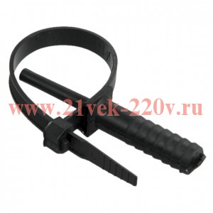 Хомут дюбельный 7х150 черн. NO-225-214 (уп.50шт) Эра Б0066340