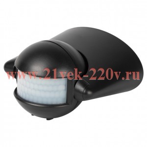 Датчик движения инфракрасн. настен. MD 03 1200Вт 180град. IP44 черн. Эра Б0066995