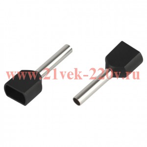 Наконечник-гильза двойн. НШвИ(2) 1.5-12 с изолированным фланцем (уп.10шт) Эра Б0063321