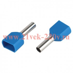 Наконечник-гильза двойн. НШвИ(2) 2.5-10 с изолированным фланцем (уп.50шт) Эра Б0063338